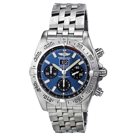 breitling chronomat blackbird blue dial|breitling chronomat for sale.